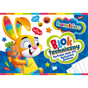 Blok techniczny Bambino Biały A4/10/180g